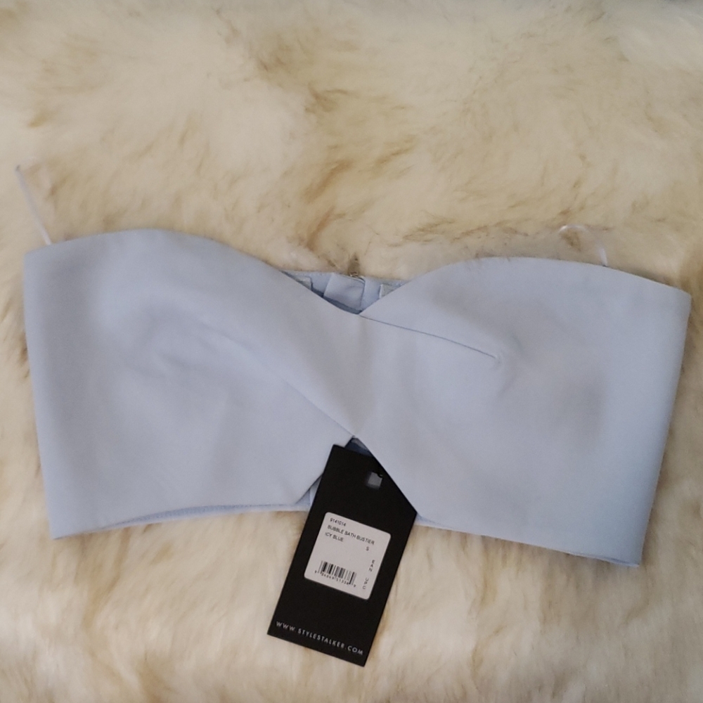Stylestalker Bubble Bath Bustier Icy Blue